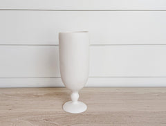 resin large pedestal vase by tina frey