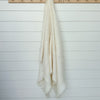 mohair ivory throw