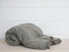 kahlo mink & light blue throw