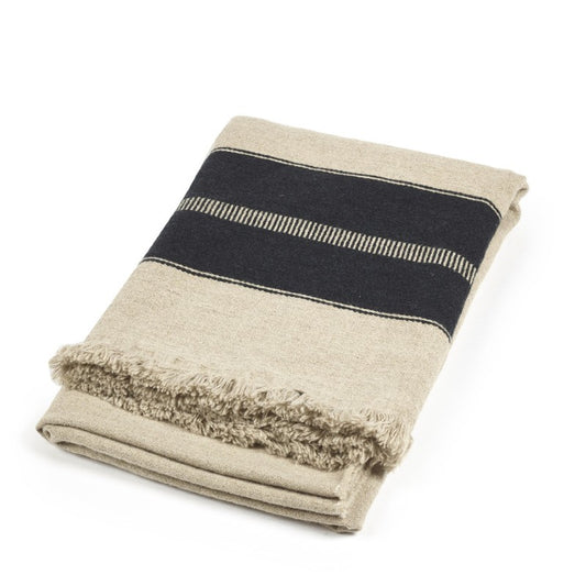 marshall throw black flax