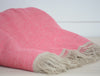 allen fushia throw