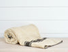 riverton cream and mink throw