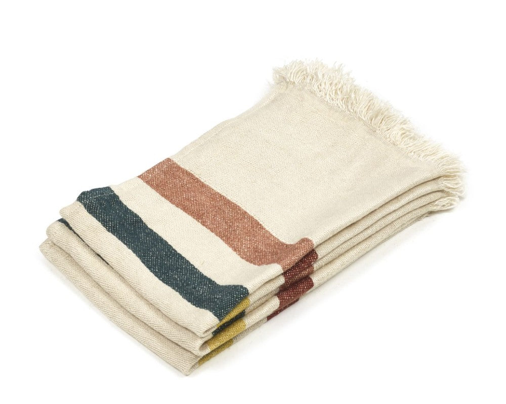 lake stripe throw