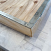 pine and silver light, square tray