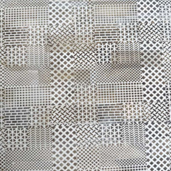 block print large rect. tray