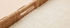 tan rope & raffia tray, large