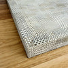 block print large rect. tray