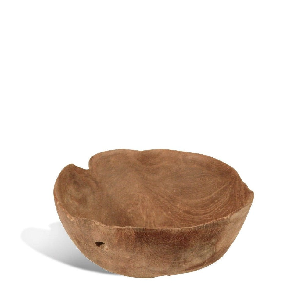 natural organic teak tray, extra small