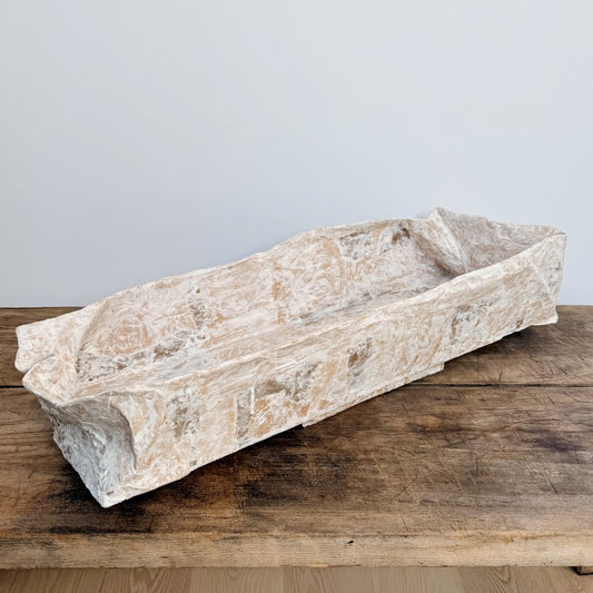 papier mâché short trough