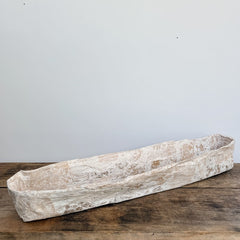 papier mâché long trough