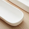 resin short trough, white