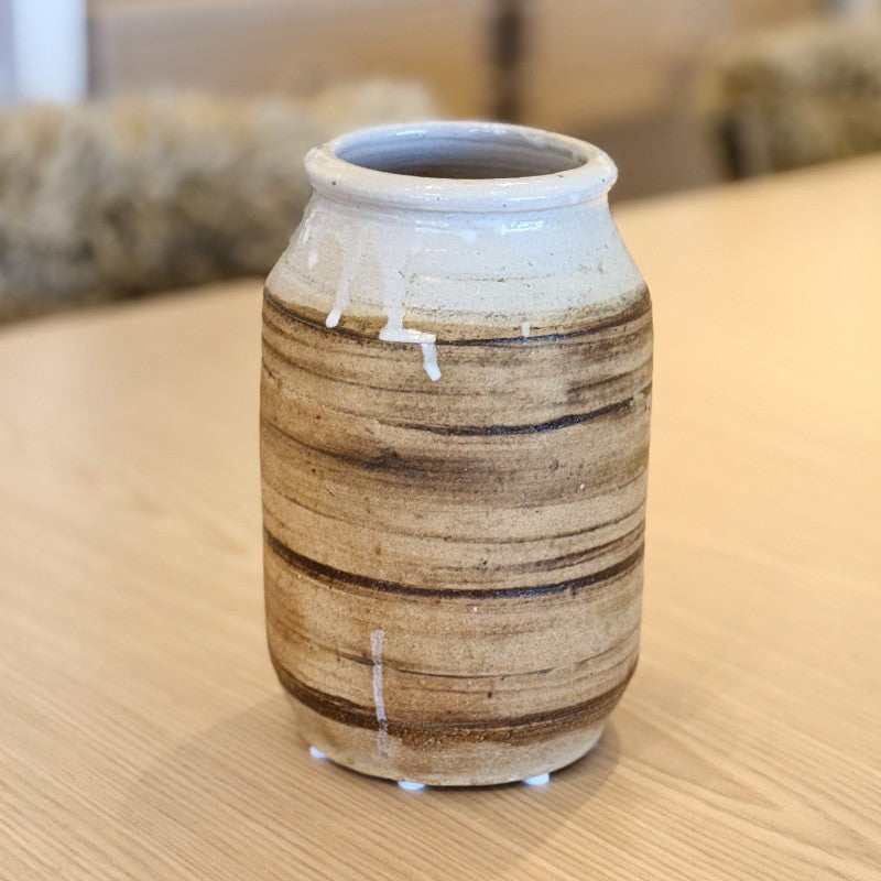 vintage stoneware vase