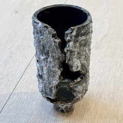 vintage black vase