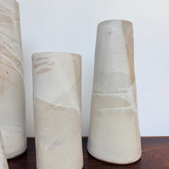 cylinder stone vase, mini