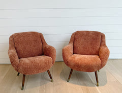 vintage pair of armchairs