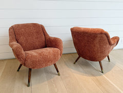 vintage pair of armchairs