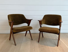 vintage pair of european chairs