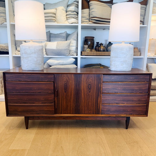 vintage danish rosewood credenza