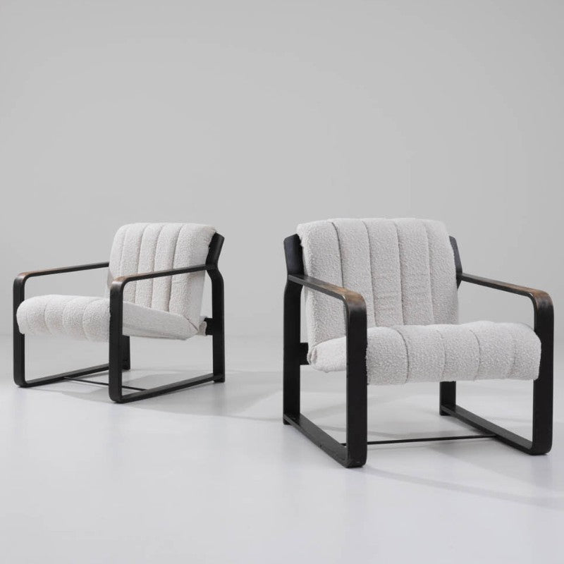 vintage pair of armchairs