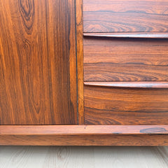 vintage danish rosewood credenza