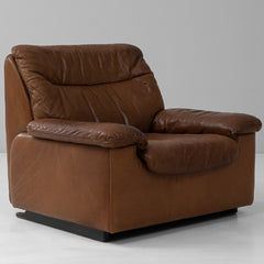 vintage de sede leather armchair