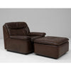 vintage de sede leather armchair with ottoman