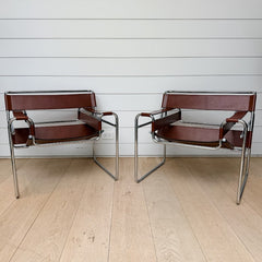 vintage pair of wassily armchairs