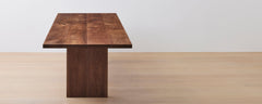 the windmill lane dining table in walnut