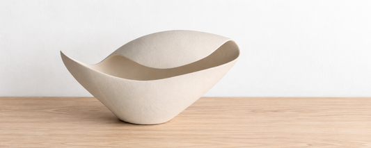 ceramic wavy bowl