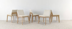 the whalebone cream and oak dining chair (floor model)