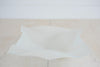 white glass centerpiece long