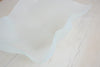 white glass centerpiece long