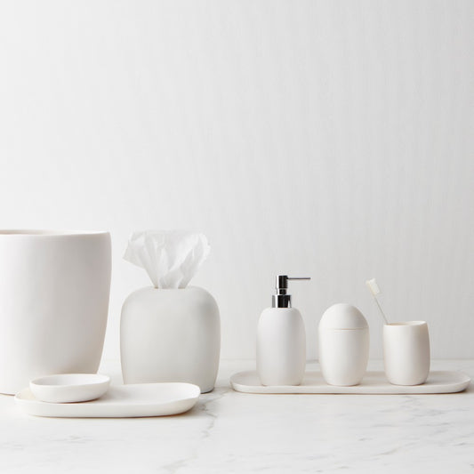 resin white bath collection