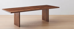 the windmill lane dining table in walnut