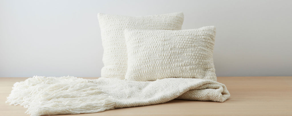 catalina boucle pillow collection