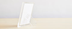 beveled lucite picture frames