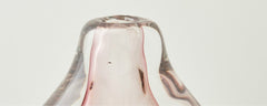 marina glass plum teardrop vase