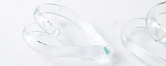 twisted glass heart