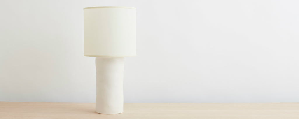 dune white table lamp
