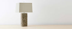 pyrite mineral table lamp