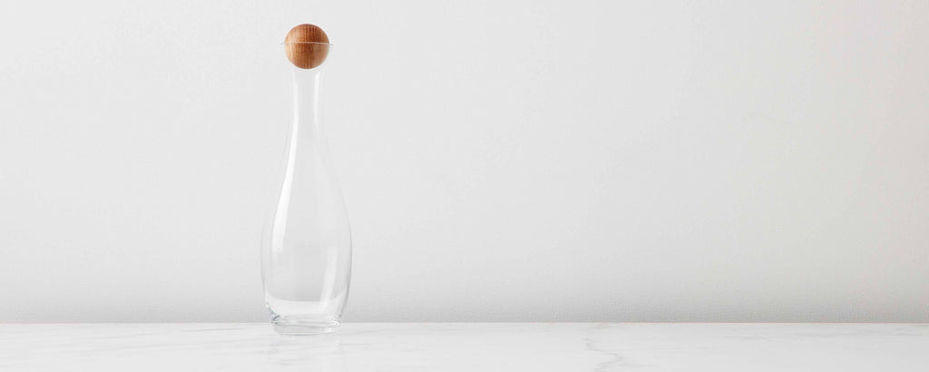 wine and water carafe