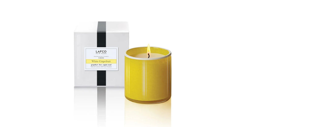 white grapefruit cabana candle by lafco new york