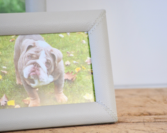 leather picture frames