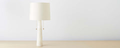 midcentury marble table lamp