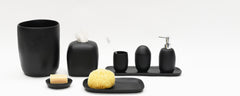 resin black bath collection by tina frey
