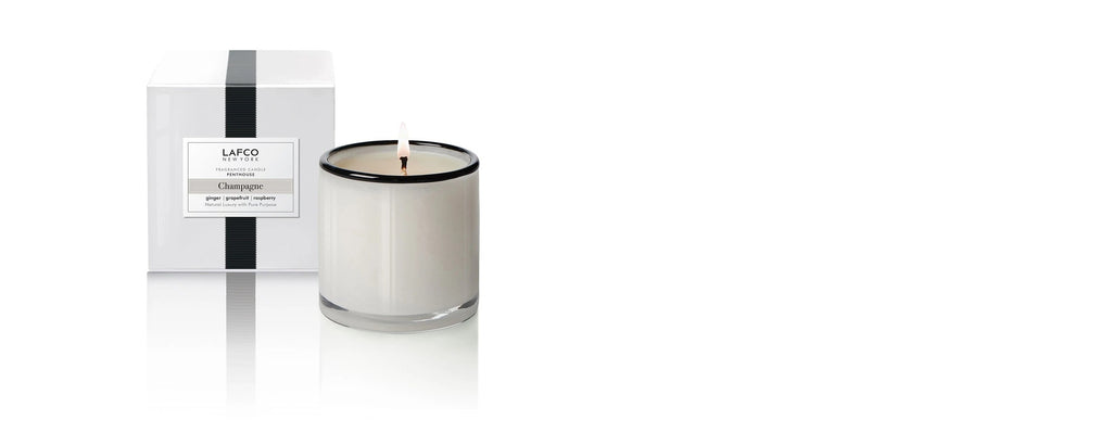 champagne penthouse candle by lafco new york