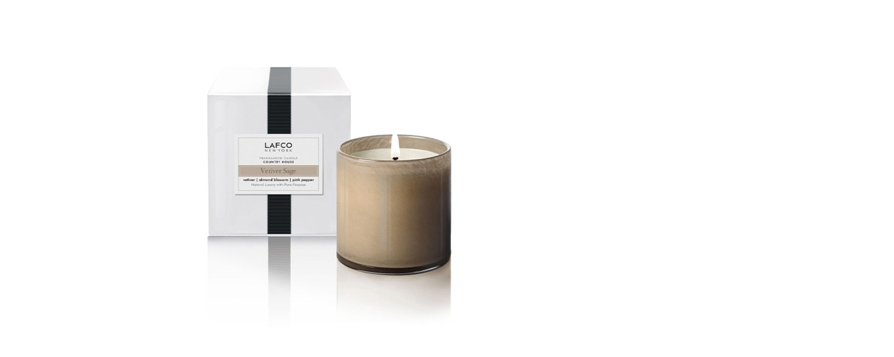 vetiver sage country house candle by lafco new york