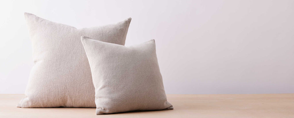 hudson flax pillow collection
