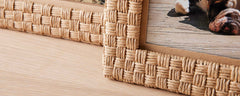 woven rope picture frames