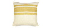 mustard stripe pillow